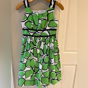 3 Beautiful Green and White Girls Dresses All Size 14